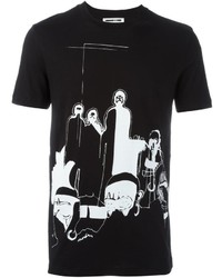 T-shirt imprimé noir McQ by Alexander McQueen