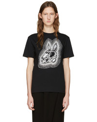 T-shirt imprimé noir MCQ