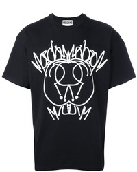 T-shirt imprimé noir Moschino