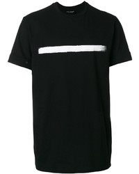 T-shirt imprimé noir Neil Barrett