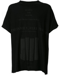 T-shirt imprimé noir Niløs