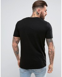 T-shirt imprimé noir Asos