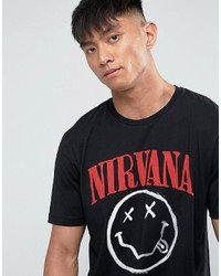 T-shirt imprimé noir Asos