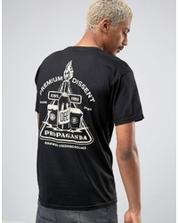 T-shirt imprimé noir Obey