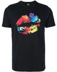 T-shirt imprimé noir Paul Smith