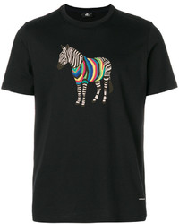 T-shirt imprimé noir Paul Smith