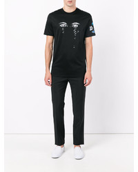 T-shirt imprimé noir Lanvin