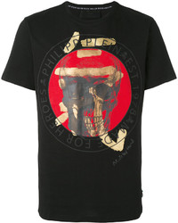 T-shirt imprimé noir Philipp Plein