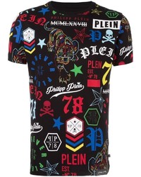 T-shirt imprimé noir Philipp Plein