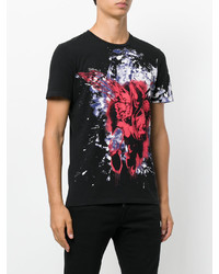 T-shirt imprimé noir Just Cavalli