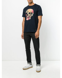 T-shirt imprimé noir Paul Smith