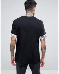 T-shirt imprimé noir Asos