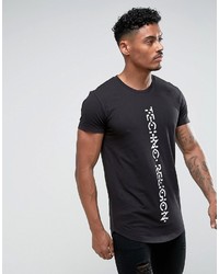 T-shirt imprimé noir Religion