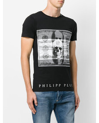 T-shirt imprimé noir Philipp Plein