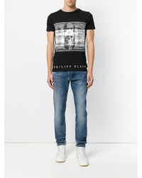 T-shirt imprimé noir Philipp Plein