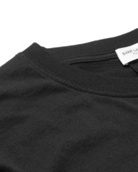 T-shirt imprimé noir Saint Laurent