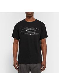 T-shirt imprimé noir The Elder Statesman