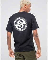 T-shirt imprimé noir Stussy