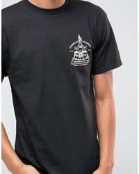 T-shirt imprimé noir Obey