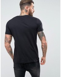 T-shirt imprimé noir Asos