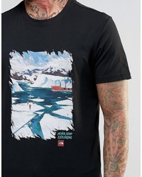 T-shirt imprimé noir The North Face