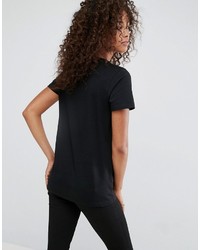 T-shirt imprimé noir Asos