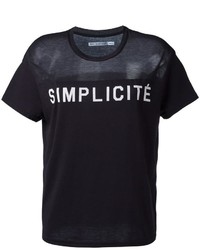 T-shirt imprimé noir Zoe Karssen