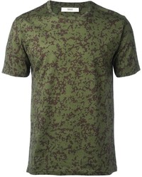 T-shirt imprimé olive Bally