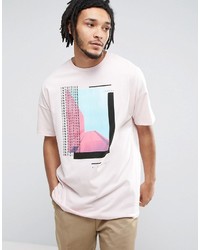 T-shirt imprimé rose Asos