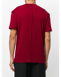 T-shirt imprimé rouge McQ