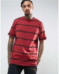 T-shirt imprimé rouge Asos