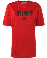 T-shirt imprimé rouge Givenchy