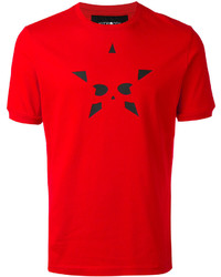 T-shirt imprimé rouge Hydrogen