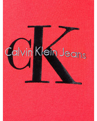 T-shirt imprimé rouge Calvin Klein