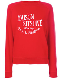 T-shirt imprimé rouge MAISON KITSUNE