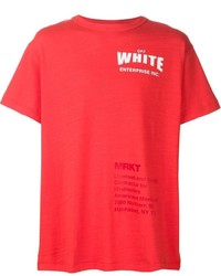 T-shirt imprimé rouge Off-White