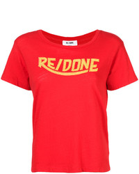 T-shirt imprimé rouge RE/DONE