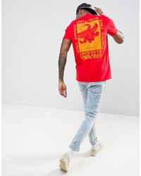 T-shirt imprimé rouge Asos