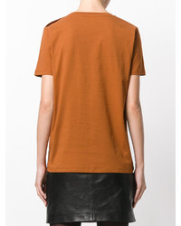 T-shirt imprimé tabac Balmain