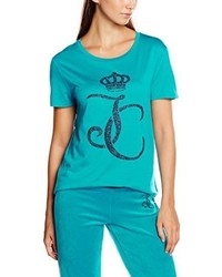 T-shirt imprimé turquoise Juicy Couture