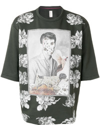 T-shirt imprimé vert foncé Antonio Marras