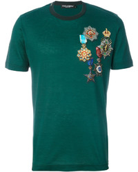 T-shirt imprimé vert Dolce & Gabbana