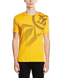 T-shirt jaune Crosshatch