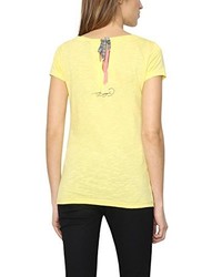 T-shirt jaune Desigual