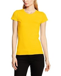 T-shirt jaune Fruit of the Loom