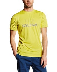 T-shirt jaune Salewa