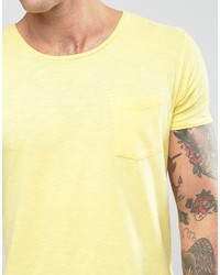 T-shirt jaune Scotch & Soda