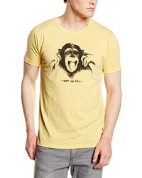 T-shirt jaune SPRINGFIELD