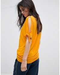 T-shirt jaune Vila