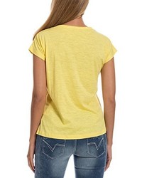 T-shirt jaune Timezone